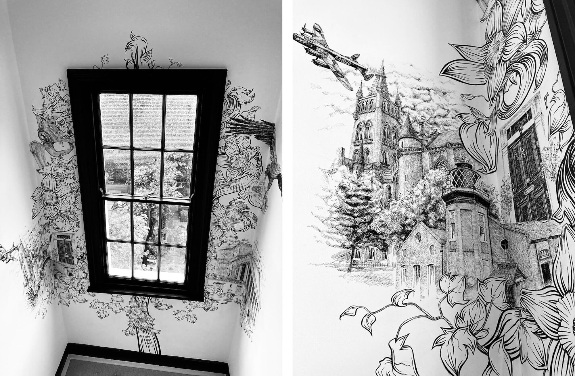 Botanical stairwell