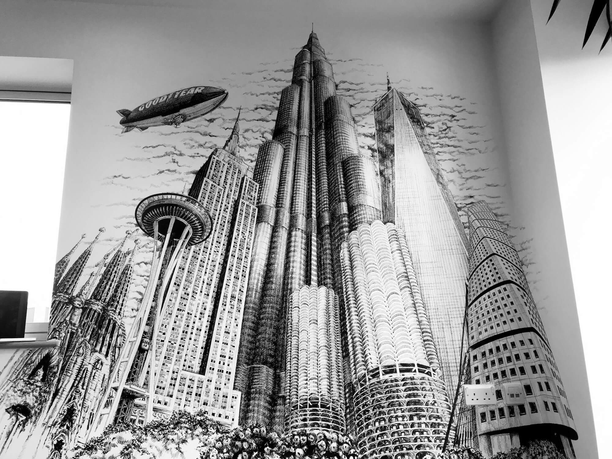 World skyline