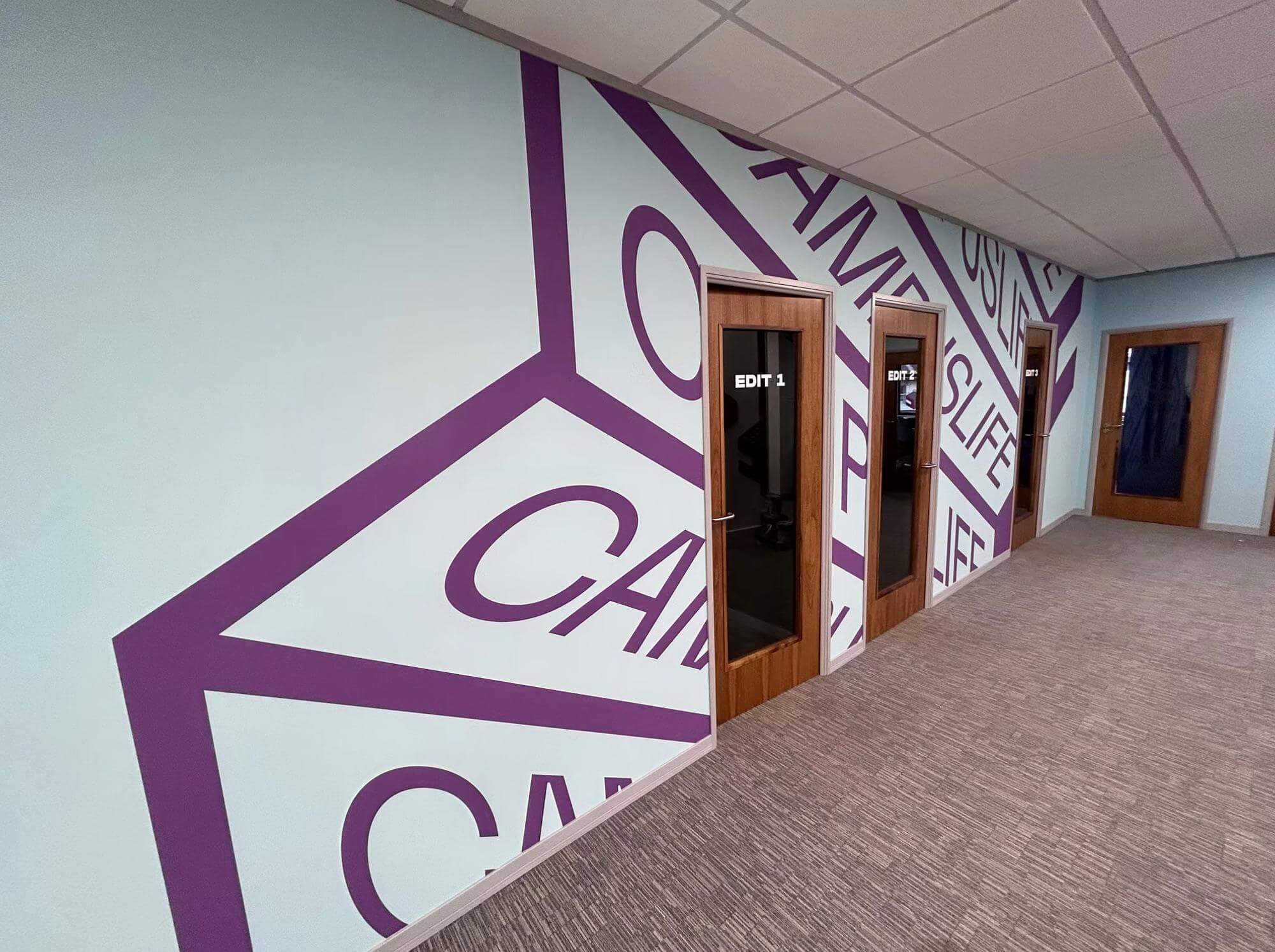 CampusLife corridor graphic wrap