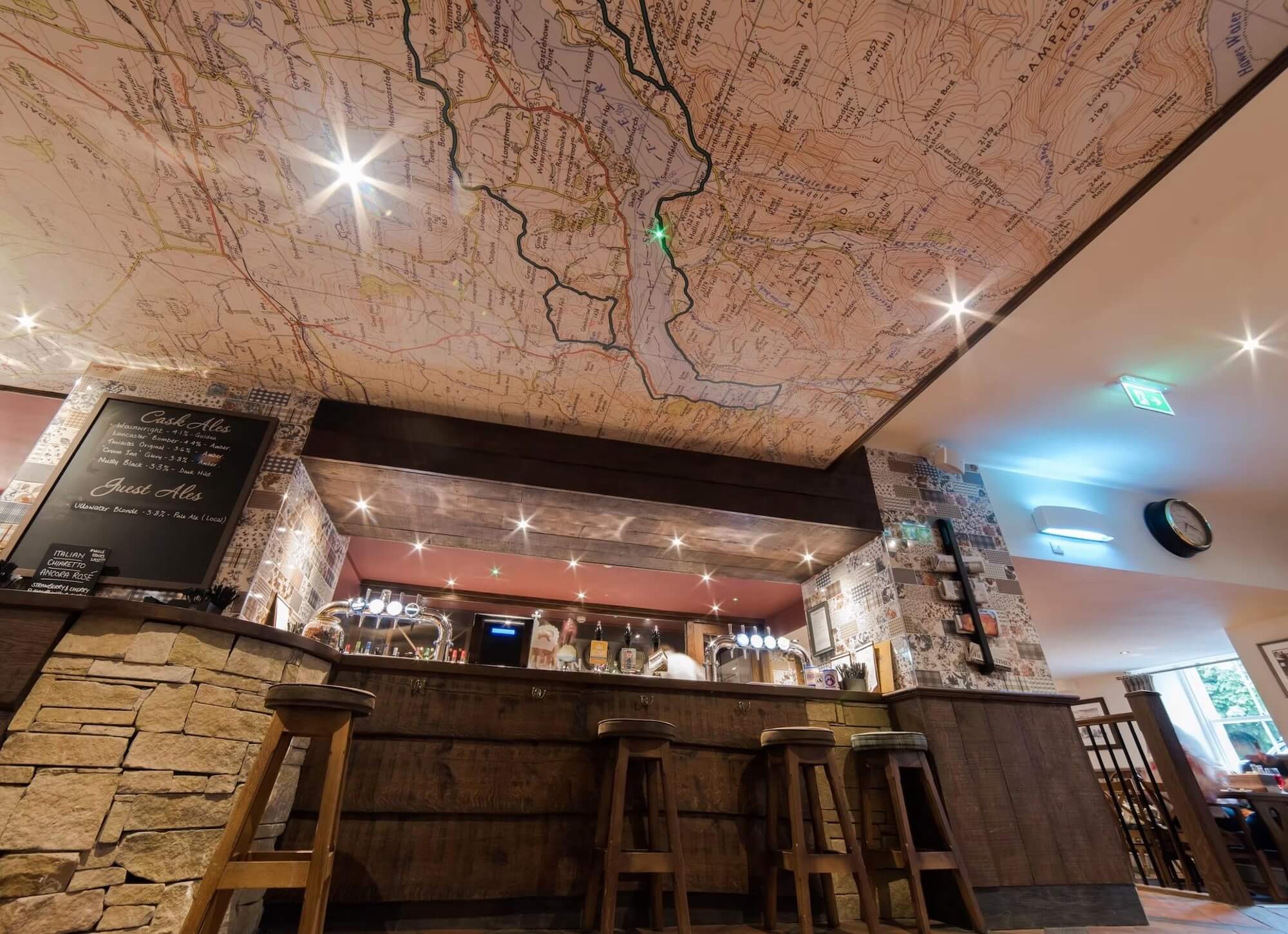 OS map pub ceiling